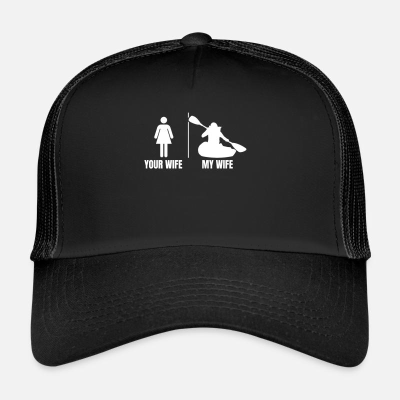 Kajak - Trucker Cap - Schwarz/Schwarz