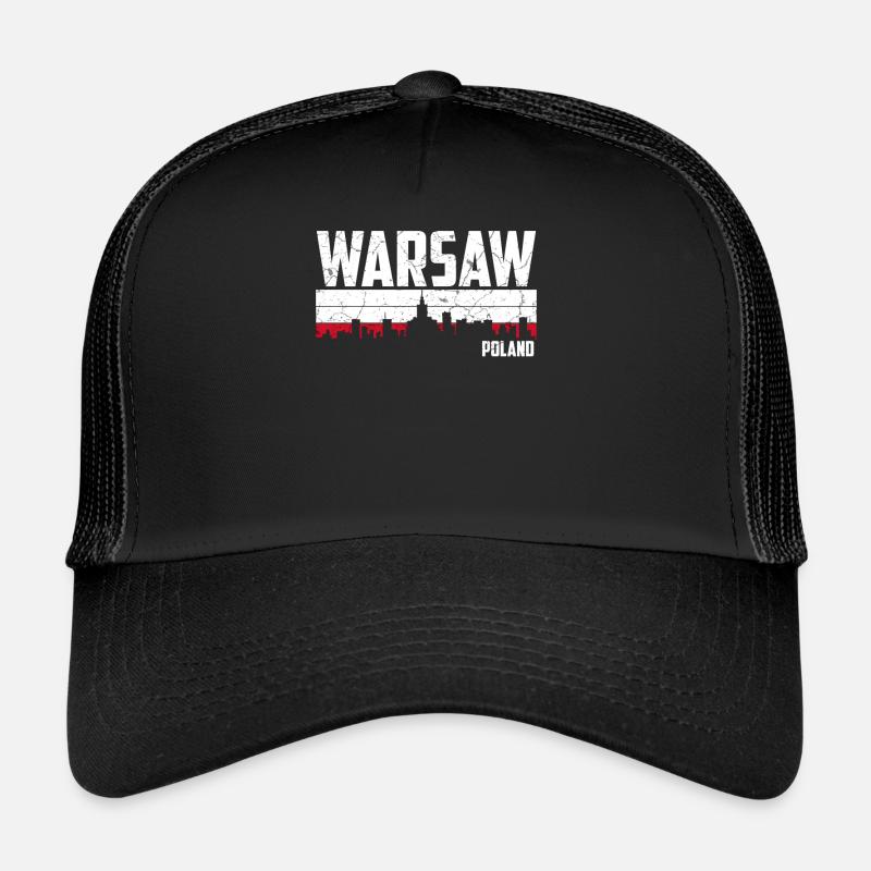Warsaw Skyline Poland Trucker Cap