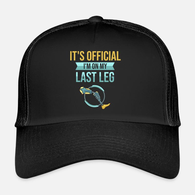 Prothèse de jambe Amputé de la jambe Casquette trucker 