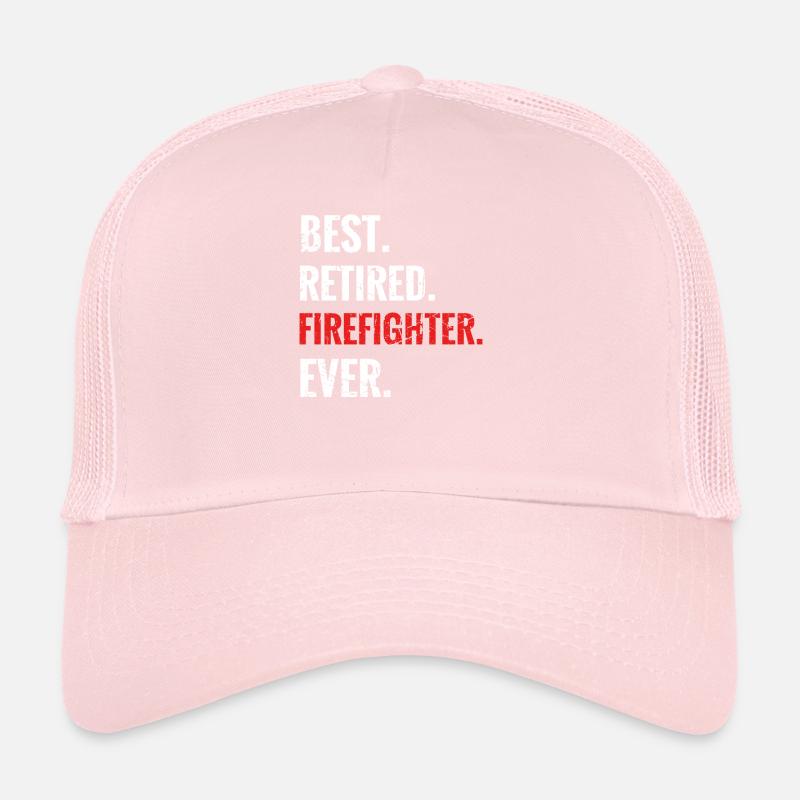 Pompier cadeau de retraite Drôle pompiers Casquette trucker 