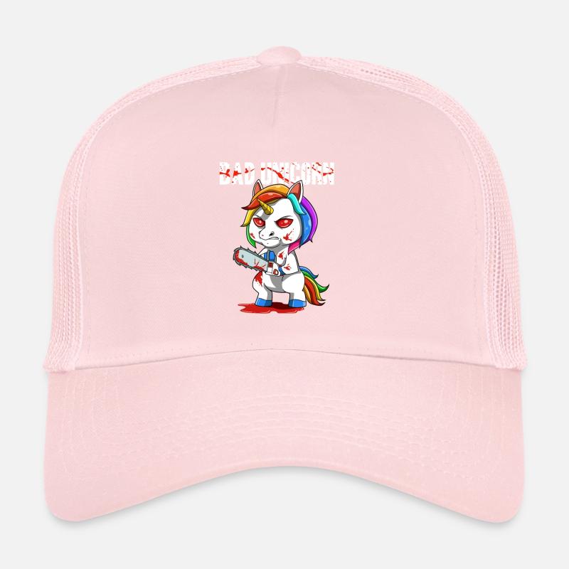Bad Unicorn Mauvaise licorne tronçonneuse Casquette trucker 