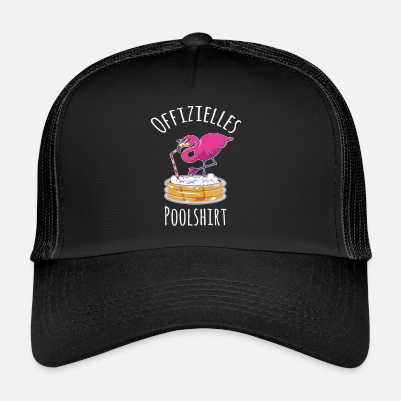 Offizielles Flamingo Bier Pool Sommer Fun Garten Trucker Cap