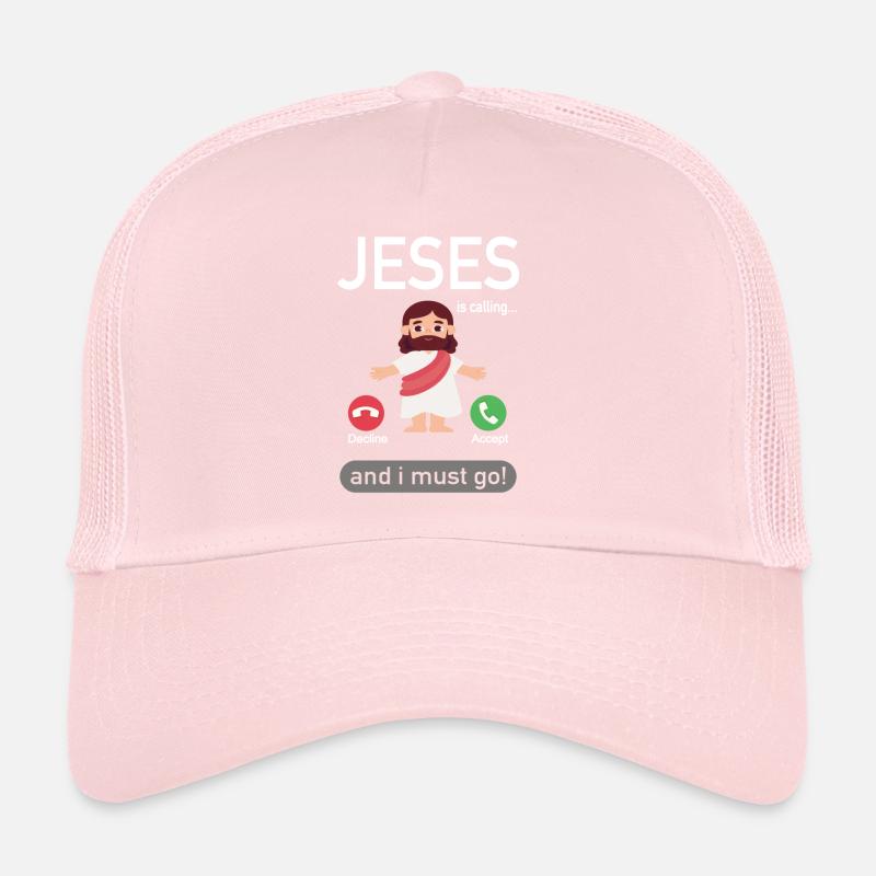 Jeses Is Calling - Phone Call From Jesus Joke Trucker Cap