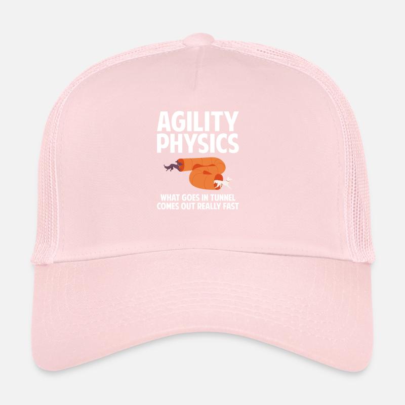 Dog agility physics, agility dog Casquette trucker 