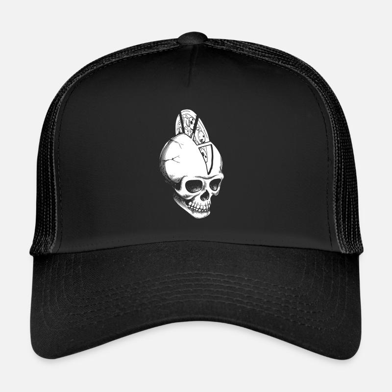 Pizza - Casquette trucker  - noir/noir
