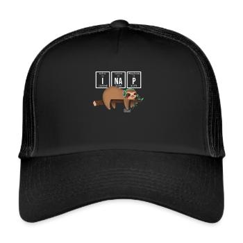 Science Chemistry Physics Biology Research - Trucker Cap - black/black - Front