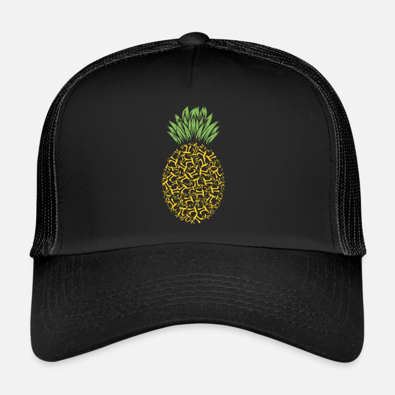 Pineapple PI Day Gift for Mathe Geek Trucker Cap