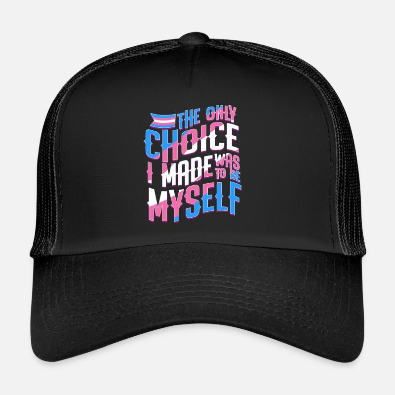 Per transgender - Trucker Cap - black/black