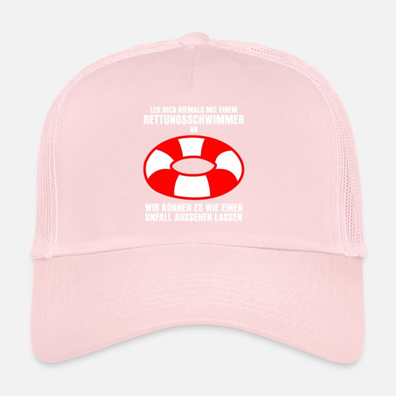 Rettungsschwimmer Witz Rettungsring Trucker Cap