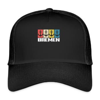 Bremen Bremen Gift - Trucker Cap - black/black - Front