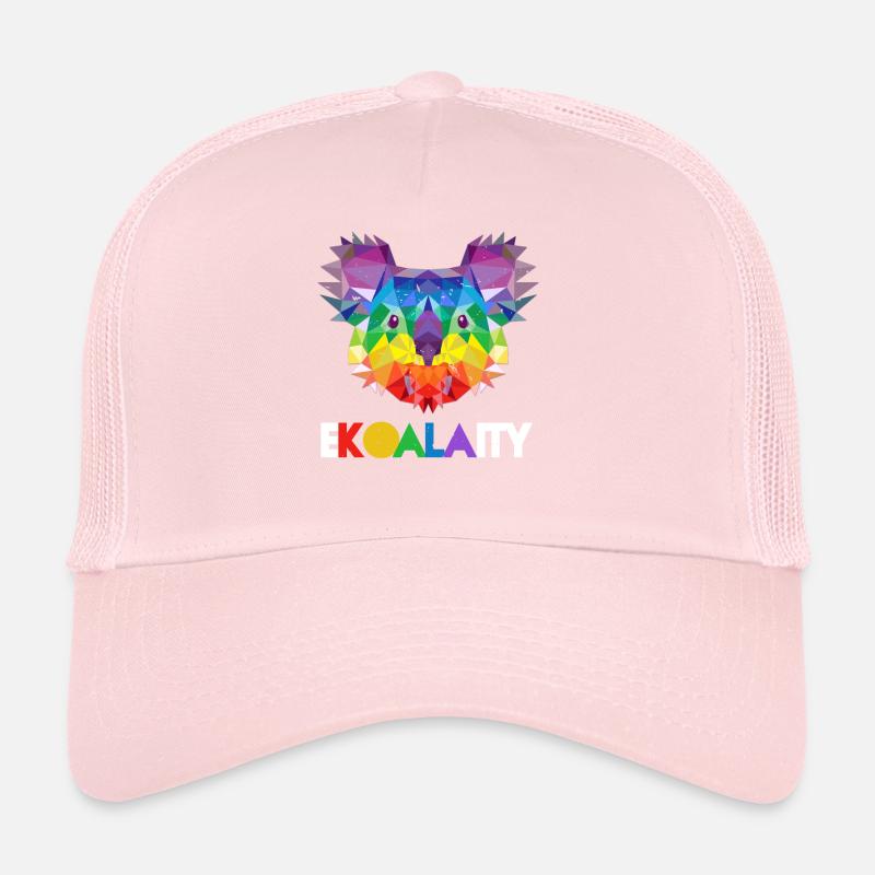 Koala Rainbow Flag Gay Pride Casquette trucker 