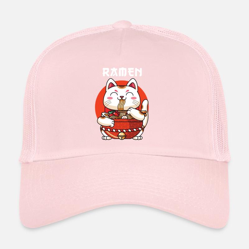 Ramen Maneki Neko Katze Trucker Cap