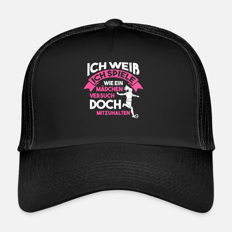 Fußball Sport Mädchen Geschenk Trucker Cap