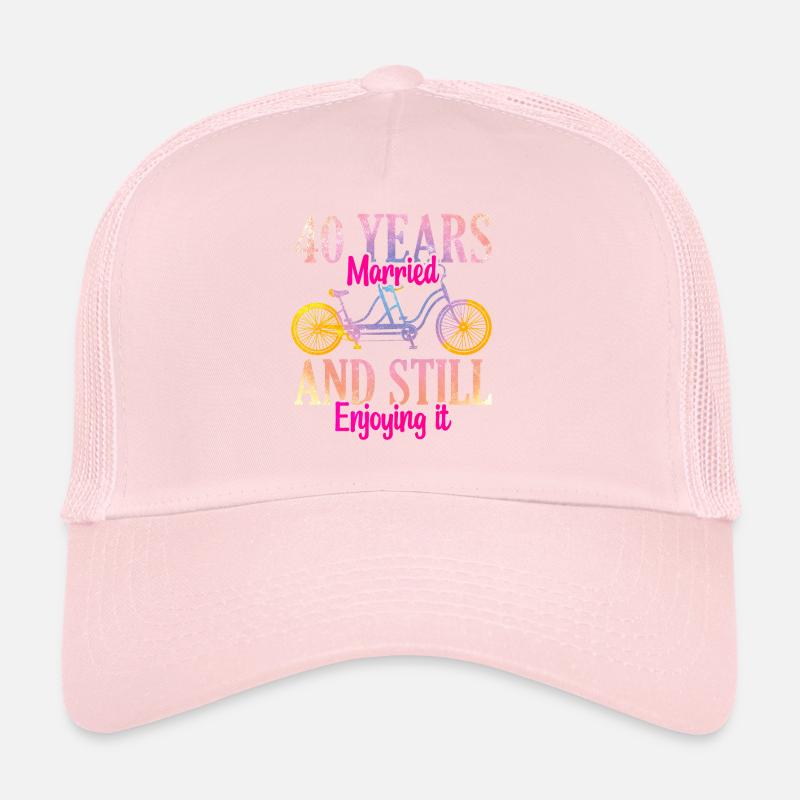 40e anniversaire de mariage Casquette trucker 