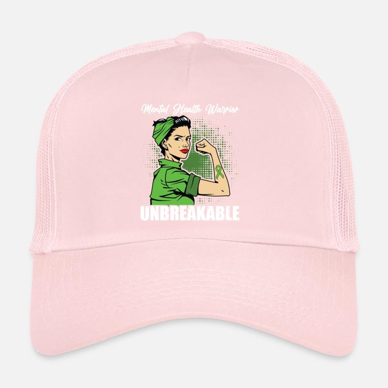 Suicide Depression Unbreakable Prevention Trucker Cap