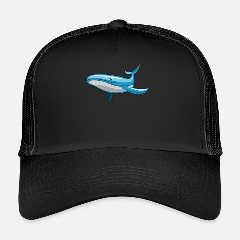 Wal Blauwal Delfin Niedliche Wale Meer Geschenk Trucker Cap