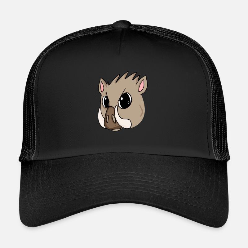 wild boar Trucker Cap