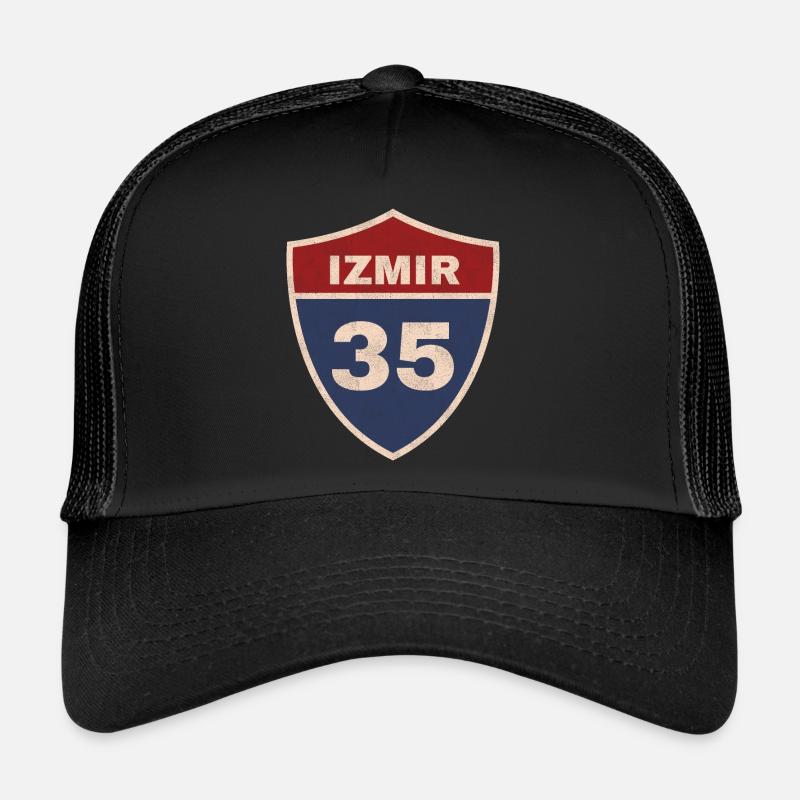 Izmir - Trucker Cap - Schwarz/Schwarz