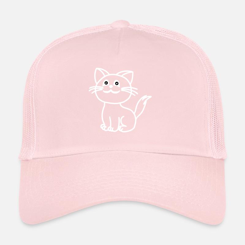 Chat Chat Animaux Enfants Chaton Bébé Casquette trucker 