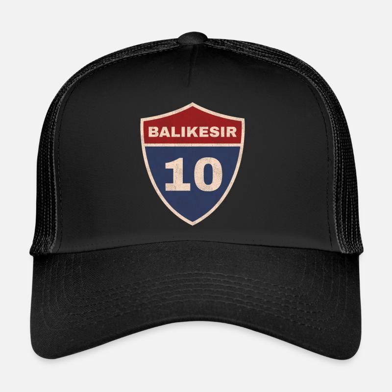 Balıkesir - Trucker Cap - Schwarz/Schwarz
