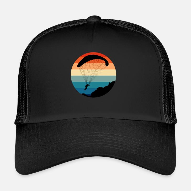 Gleitschirm Flieger Paraglider Pilot Paraglide Trucker Cap