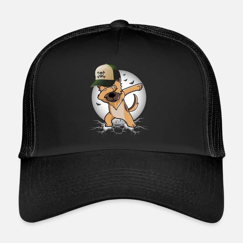 Dapping Dog , tanzender Hund, Dap Dog Trucker Cap