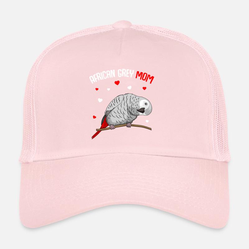 Grey Parrot Mama Bird Lieberhaber Trucker Cap