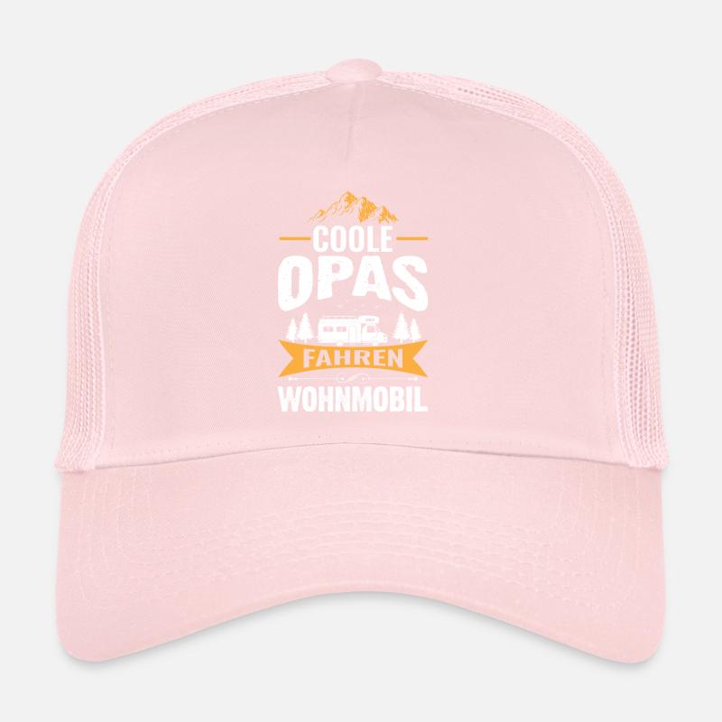 Camping Camper Opa Trucker Cap