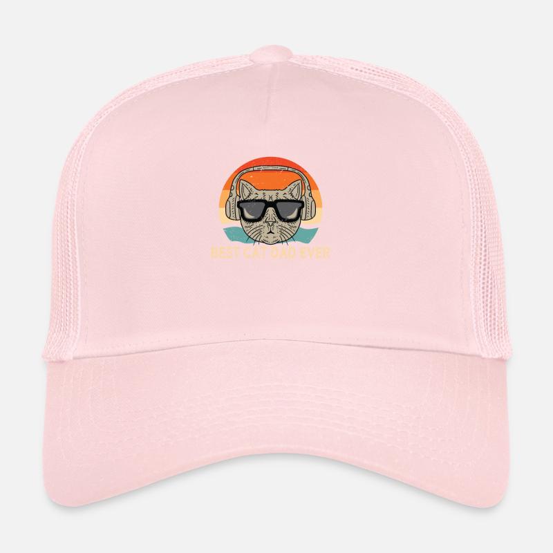 Best Cat Dad Ever Katzenpapa Geburtstag Geschenk Trucker Cap