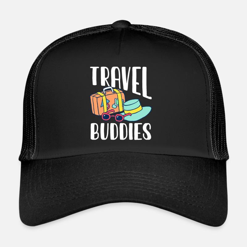 Compagnons de voyage Compagnons de voyage Amis voyage Voyage Casquette trucker 