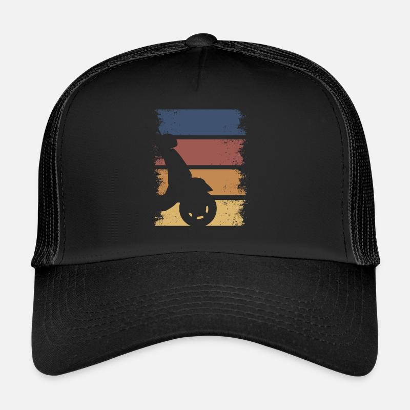 Scooter Tuning Moped Retro Mofa Roller Vintage Trucker Cap