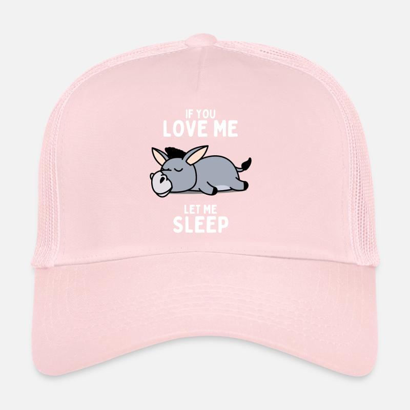 Schlafende Esel Lustiges Geschenk Trucker Cap