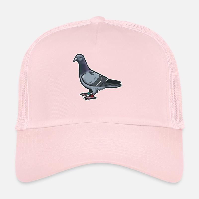 Comic Funny Dove Bird Gift Idea Pigeon Trucker Cap