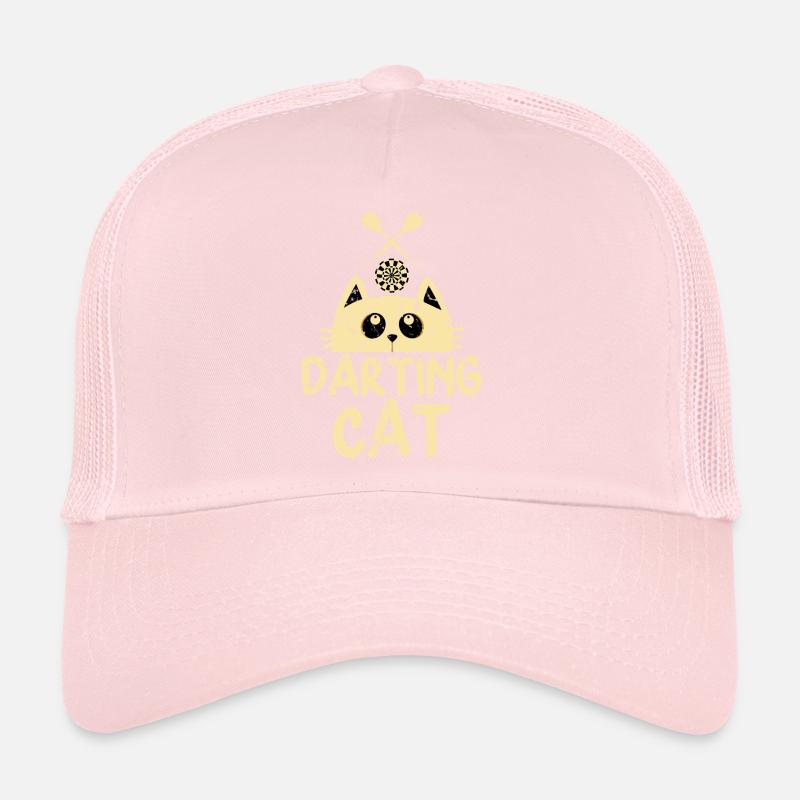 Dartspieler Chat Casquette trucker 