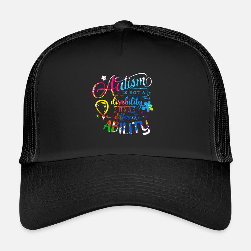 Autisme Autiste Asberger Autisme Awareness Puzzle Casquette trucker 