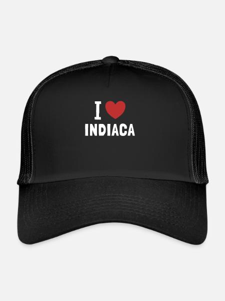 I love Indiaca Game Professional Indiaca Peteca - Trucker Cap - black/black - Front
