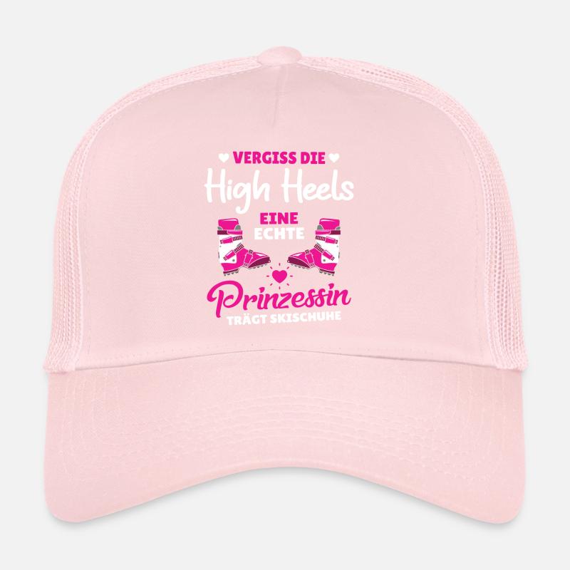 La princesse porte des chaussures de ski Casquette trucker 