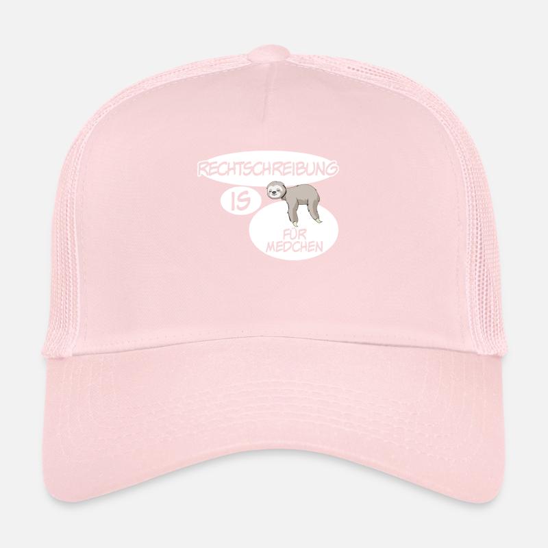 Rechtschreibung Spruch Witz Trucker Cap