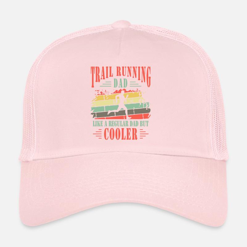 Trail Running Dad Cooler Trail Runner Cadeau de père Casquette trucker 