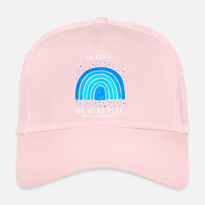 In April we wear Blue Autism Awareness Trucker Cap