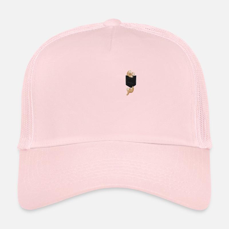 Faultiere in Brusttasche Trucker Cap