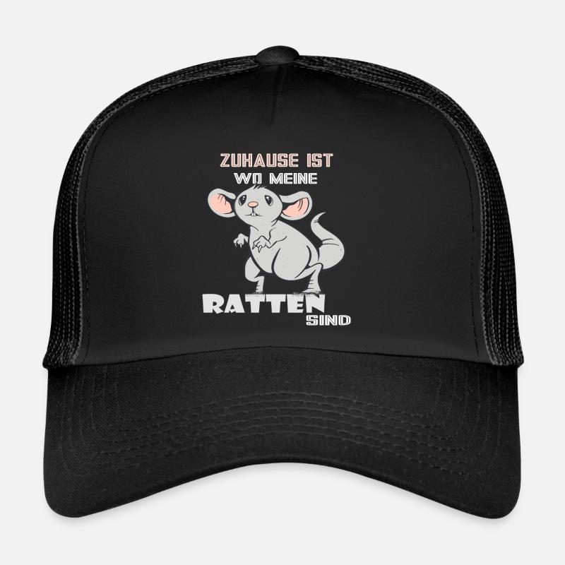Rat Rat Rodent - Trucker Cap - black/black