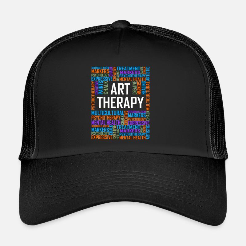 Art-thérapie - Mots Casquette trucker 