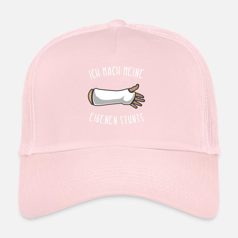 Gipsarm Genesungswünsche Armbruch Arm gebrochen Trucker Cap