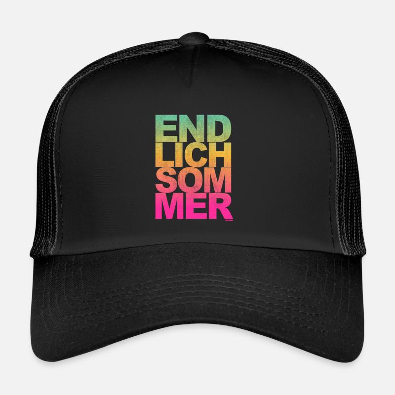 Endlich Sommer - Urlaub, Sonne, Outdoor Trucker Cap