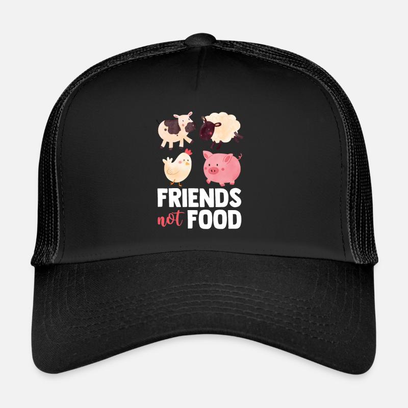 Vegan - Trucker Cap - Schwarz/Schwarz