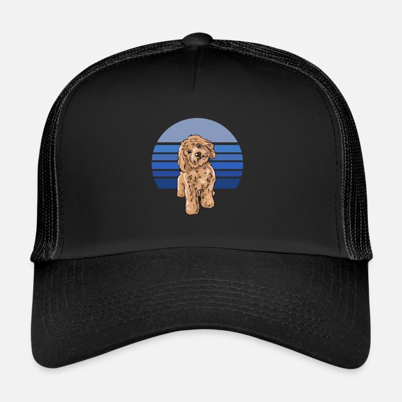 Cockapoo Bleu Rétro Casquette trucker 