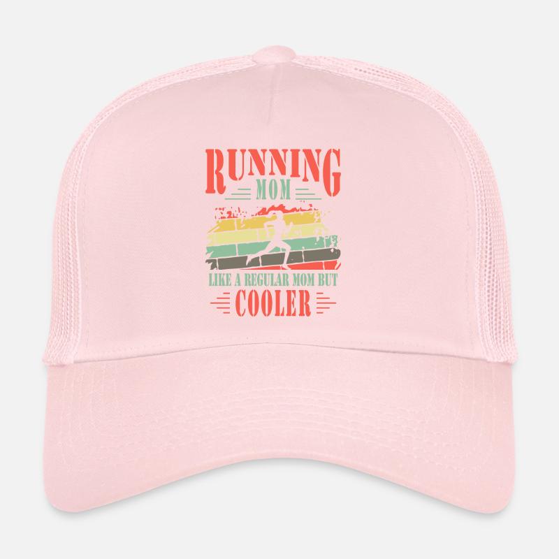 Running Mom Cooler Marathon Runner Mother Day Gift Trucker Cap