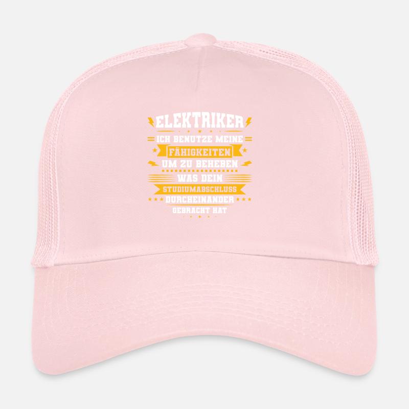 Elektriker Handwerker Elektrizität Geschenk Trucker Cap