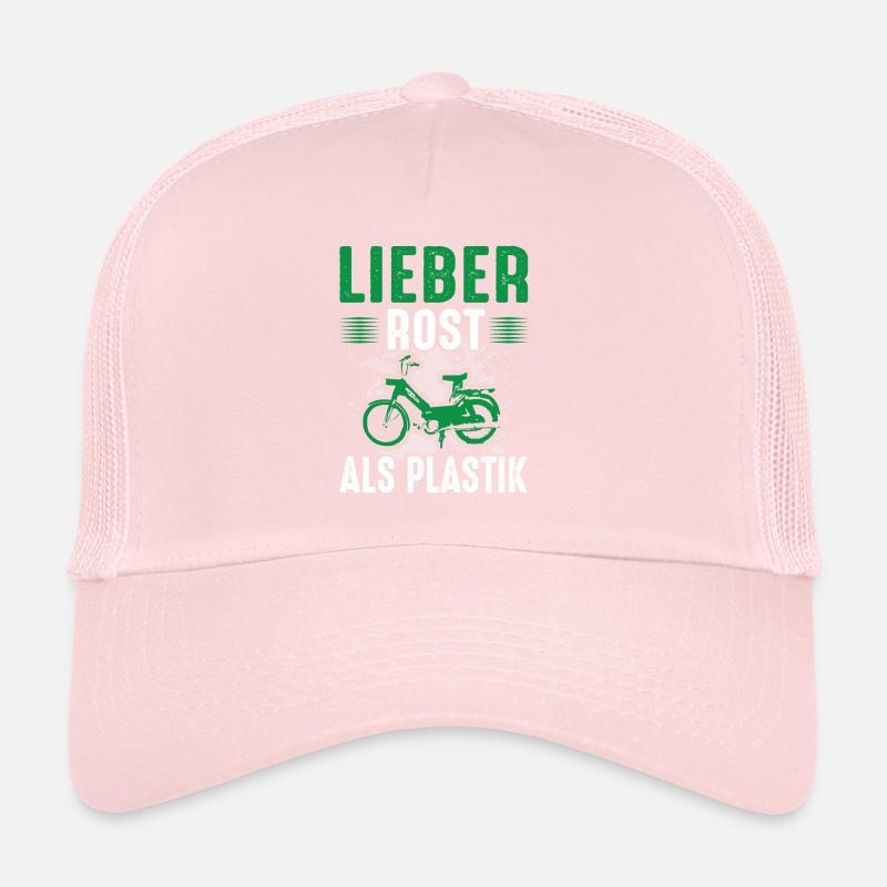 Lieber Rost als Plastik Zweitakter Roller Mofa Trucker Cap